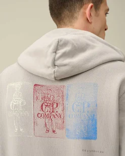 Homme C.P. Company Sweat-Shirts^30/1 Fleece Artisanal Hoodie
