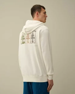 Homme C.P. Company Sweat-Shirts^30/1 Fleece Artisanal Hoodie