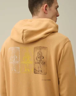 Homme C.P. Company Sweat-Shirts^30/1 Fleece Artisanal Hoodie