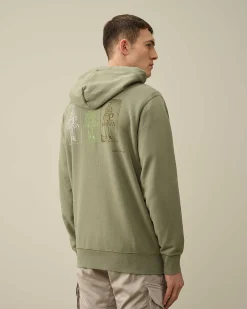 Homme C.P. Company Sweat-Shirts^30/1 Fleece Artisanal Hoodie