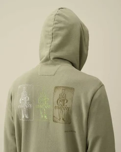Homme C.P. Company Sweat-Shirts^30/1 Fleece Artisanal Hoodie