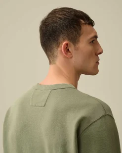 Homme C.P. Company Sweat-Shirts^30/1 Fleece Artisanal Logo Sweatshirt