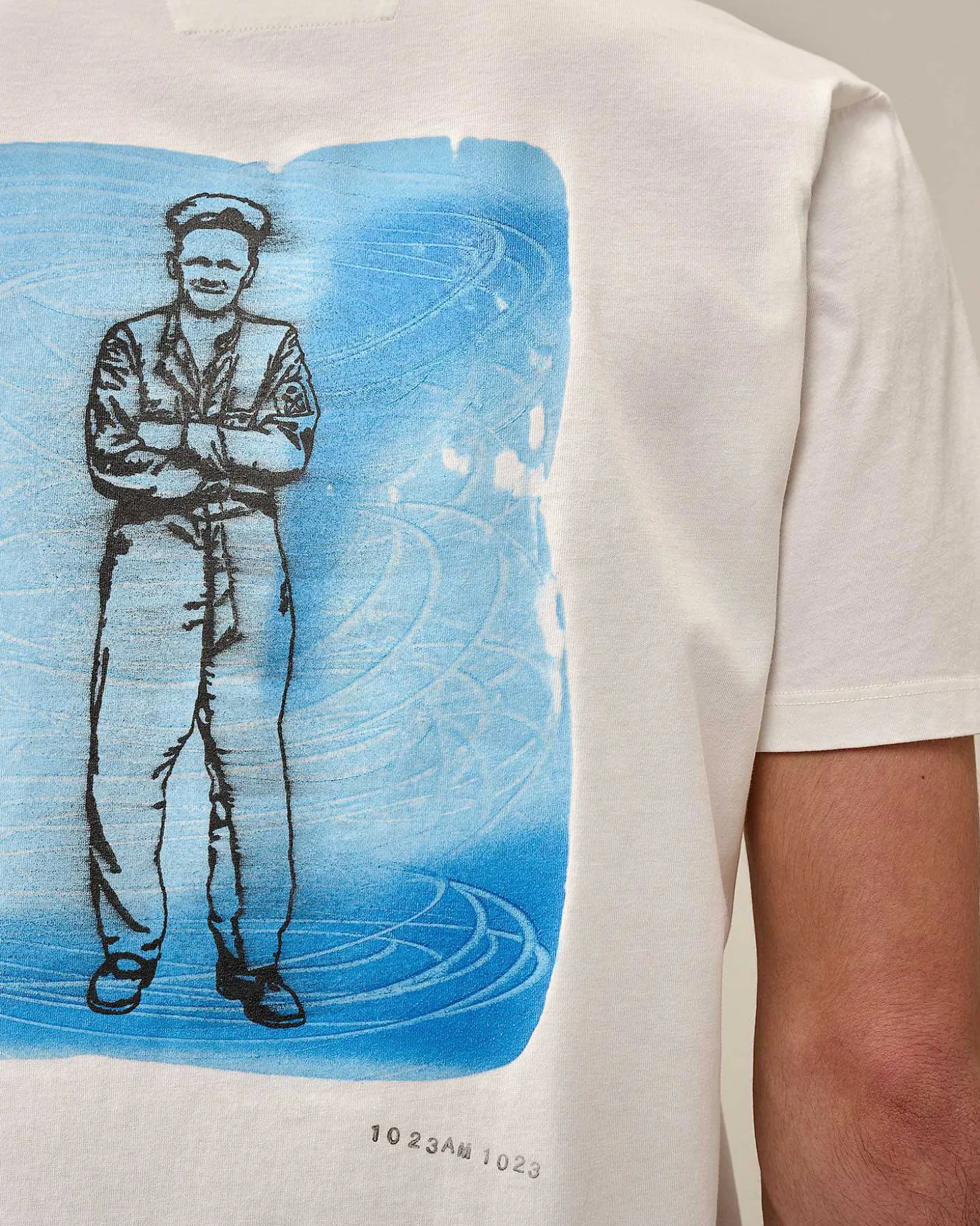 Homme C.P. Company T-Shirts Et Polos^24/1 Jersey Artisanal British Sailor T-Shirt