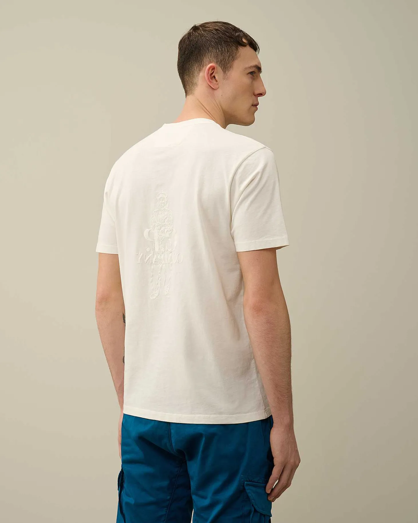 Homme C.P. Company T-Shirts Et Polos^24/1 Jersey Artisanal Card T-Shirt