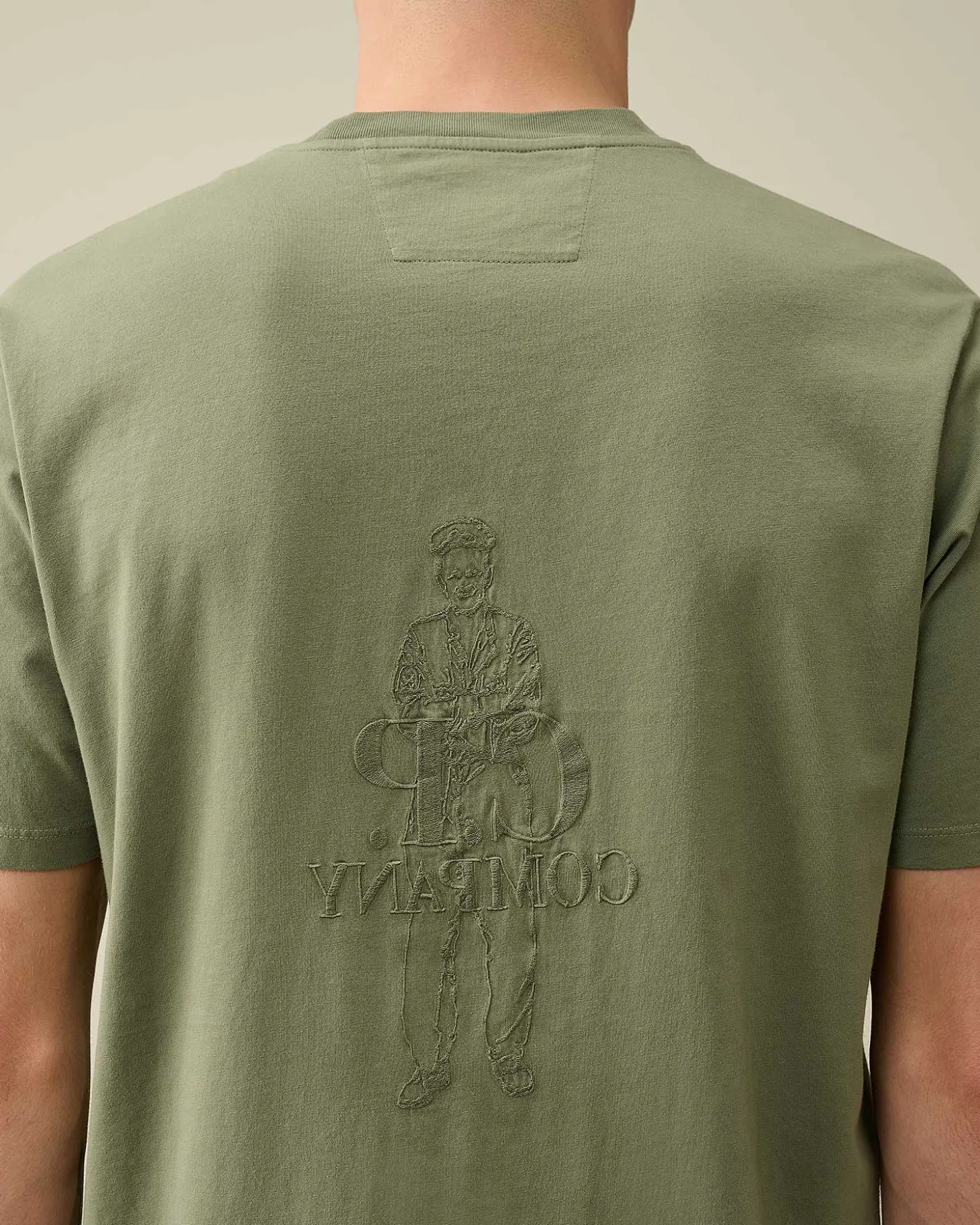 Homme C.P. Company T-Shirts Et Polos^24/1 Jersey Artisanal Card T-Shirt