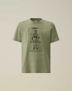 Homme C.P. Company T-Shirts Et Polos^24/1 Jersey Artisanal Card T-Shirt