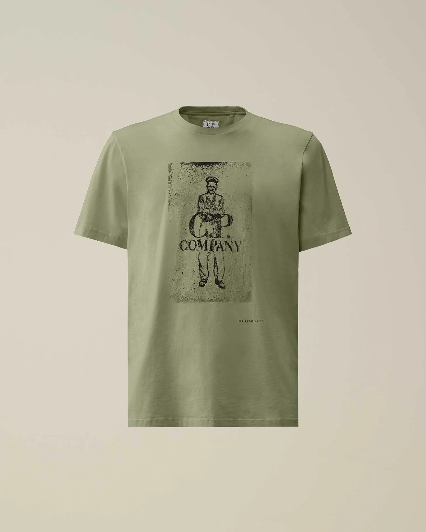 Homme C.P. Company T-Shirts Et Polos^24/1 Jersey Artisanal Card T-Shirt