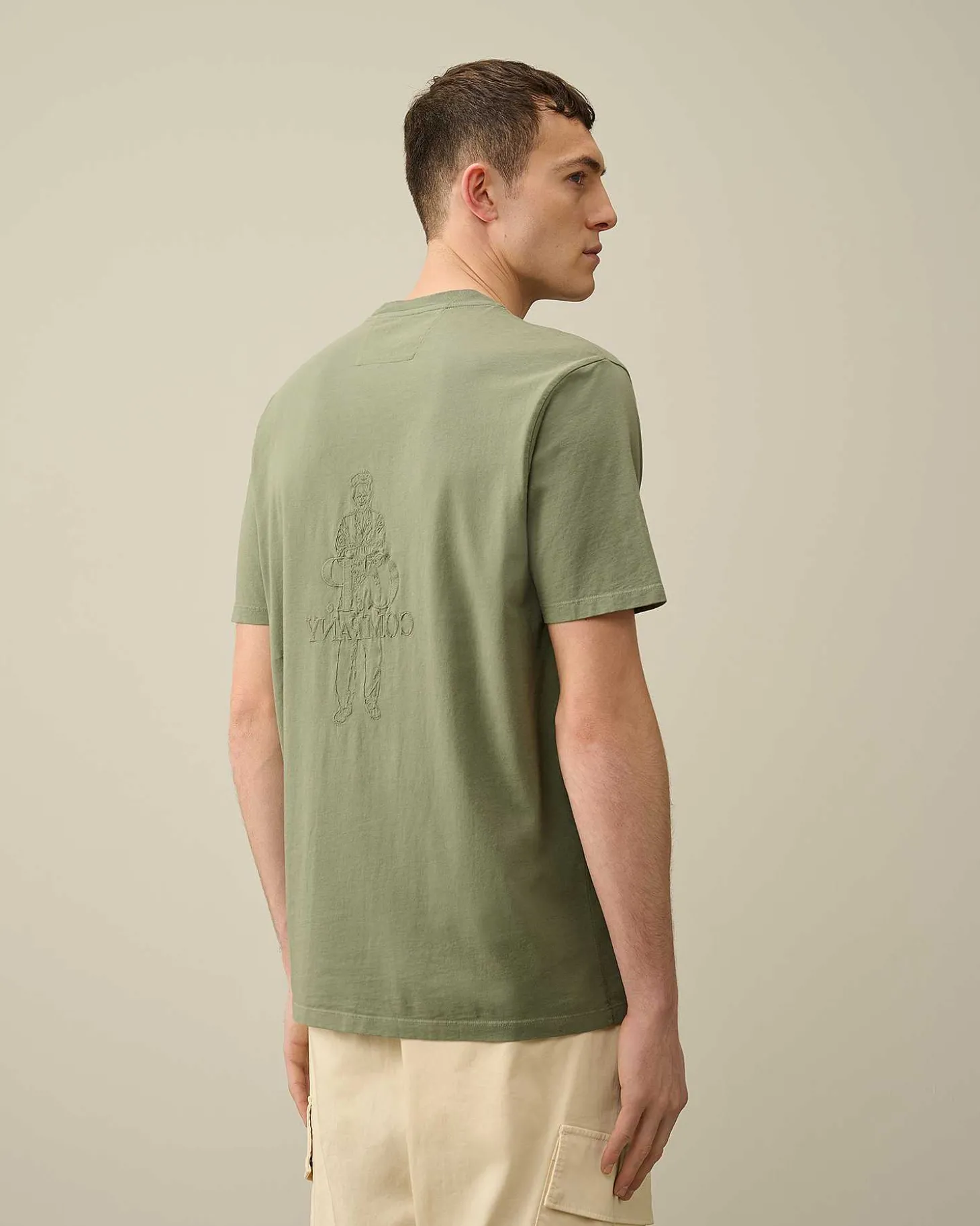 Homme C.P. Company T-Shirts Et Polos^24/1 Jersey Artisanal Card T-Shirt