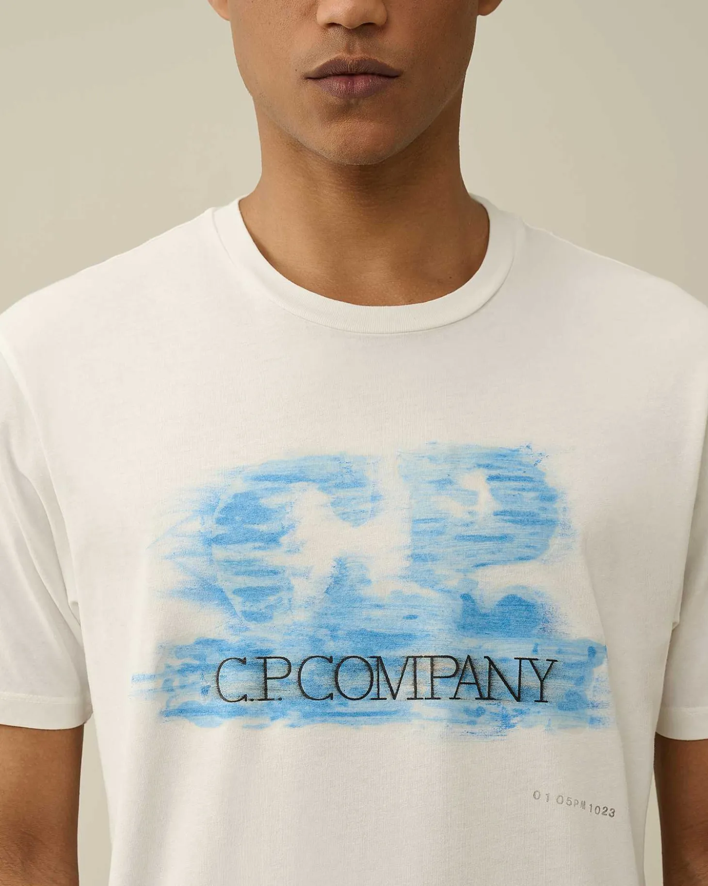 Homme C.P. Company T-Shirts Et Polos^24/1 Jersey Artisanal Logo T-Shirt