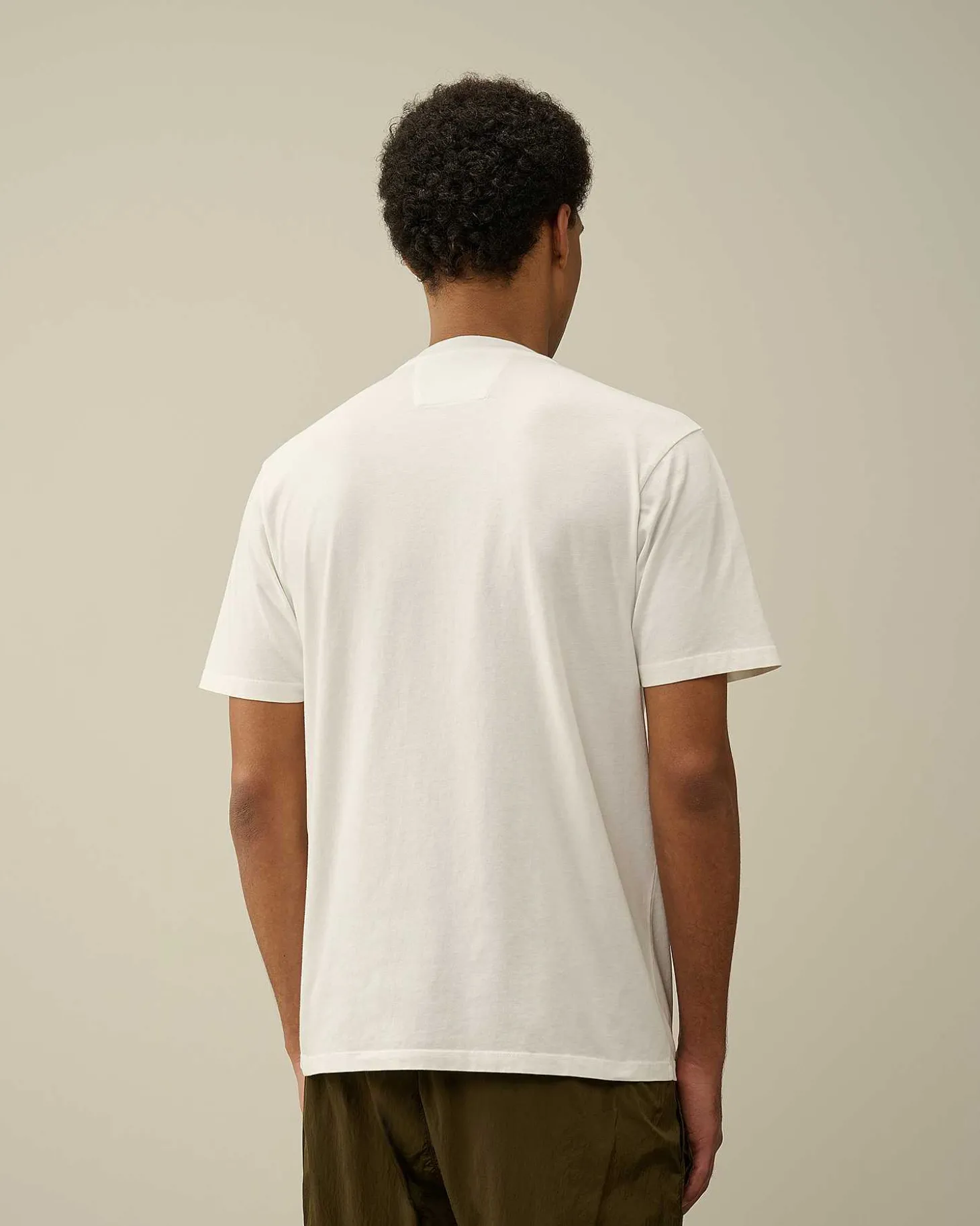 Homme C.P. Company T-Shirts Et Polos^24/1 Jersey Artisanal Logo T-Shirt