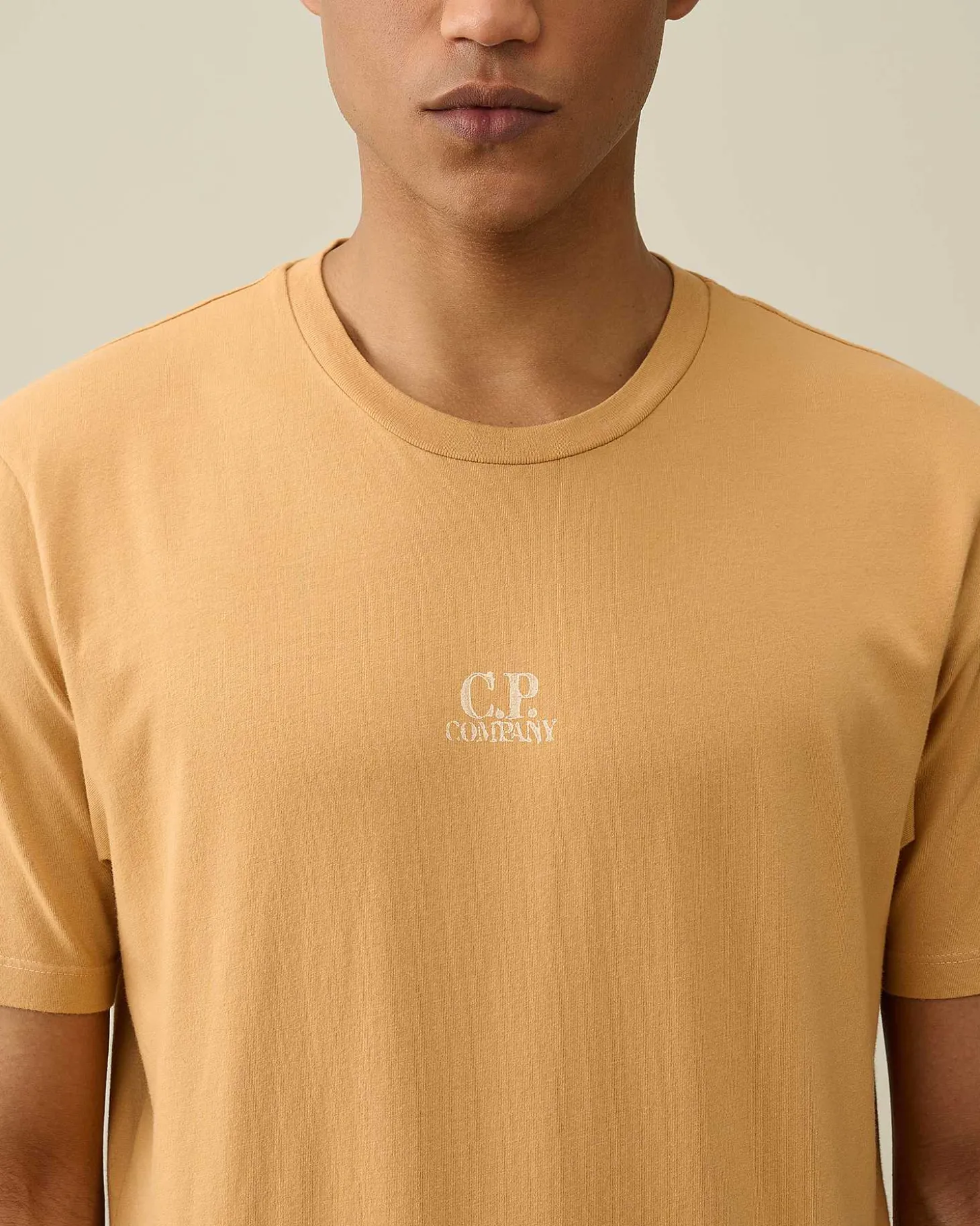 Homme C.P. Company T-Shirts Et Polos^24/1 Jersey Artisanal Three Cards T-Shirt
