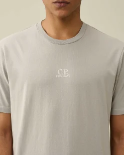 Homme C.P. Company T-Shirts Et Polos^24/1 Jersey Artisanal Three Cards T-Shirt
