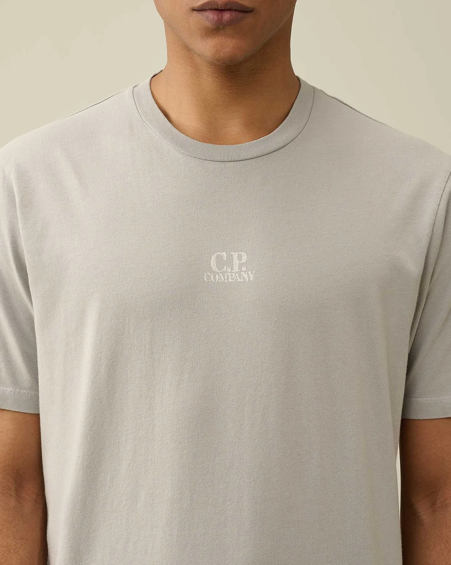 Homme C.P. Company T-Shirts Et Polos^24/1 Jersey Artisanal Three Cards T-Shirt