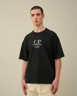 Homme C.P. Company T-Shirts Et Polos^20/1 Jersey Boxy Logo T-Shirt