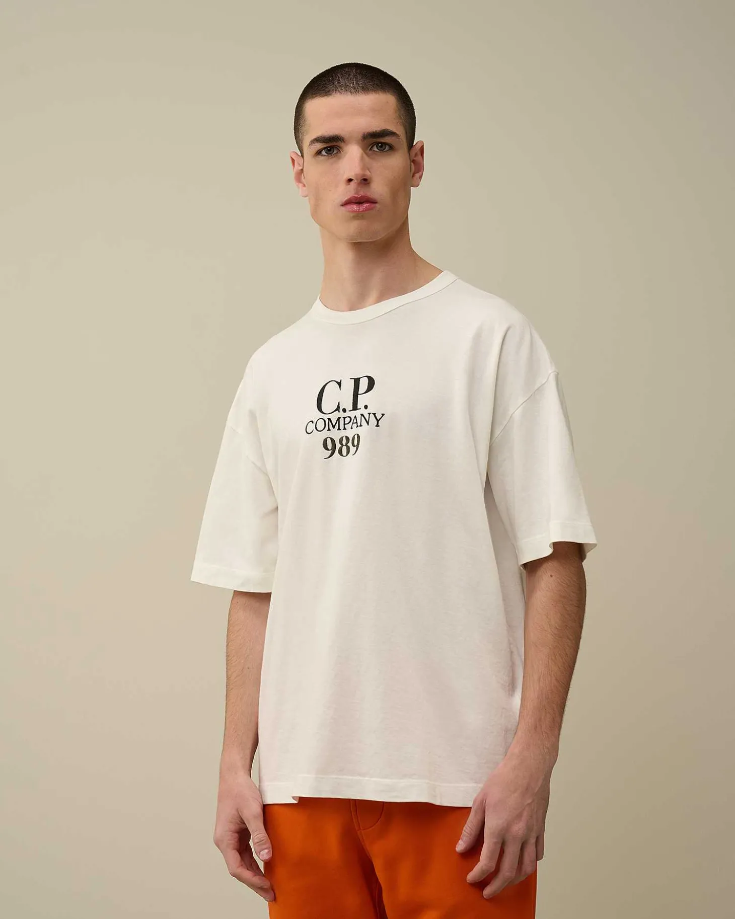 Homme C.P. Company T-Shirts Et Polos^20/1 Jersey Boxy Logo T-Shirt