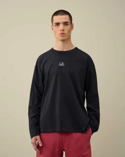 Homme C.P. Company T-Shirts Et Polos^20/1 Jersey Boxy Long Sleeved T-Shirt