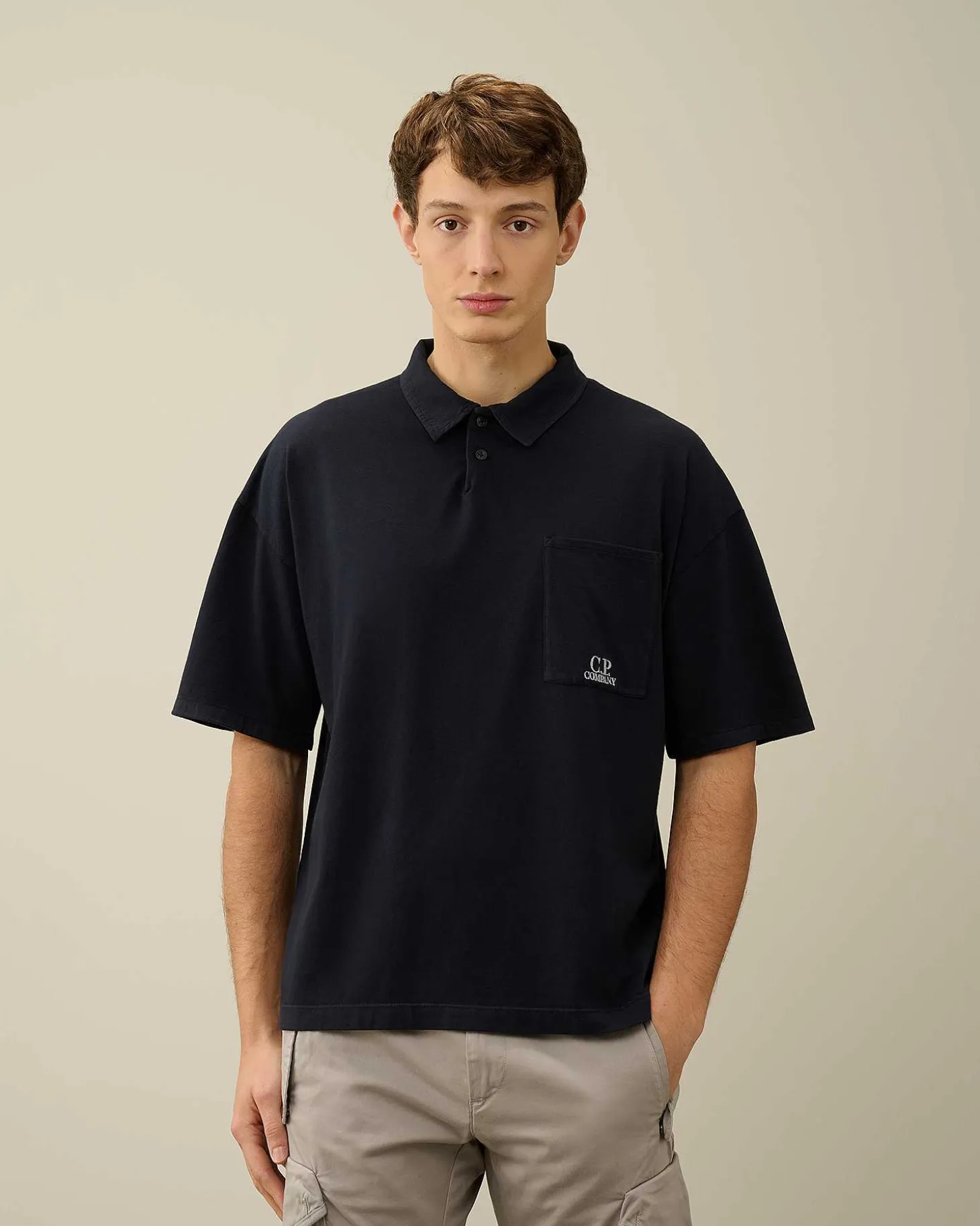 Homme C.P. Company T-Shirts Et Polos^20/1 Jersey Boxy Polo Shirt