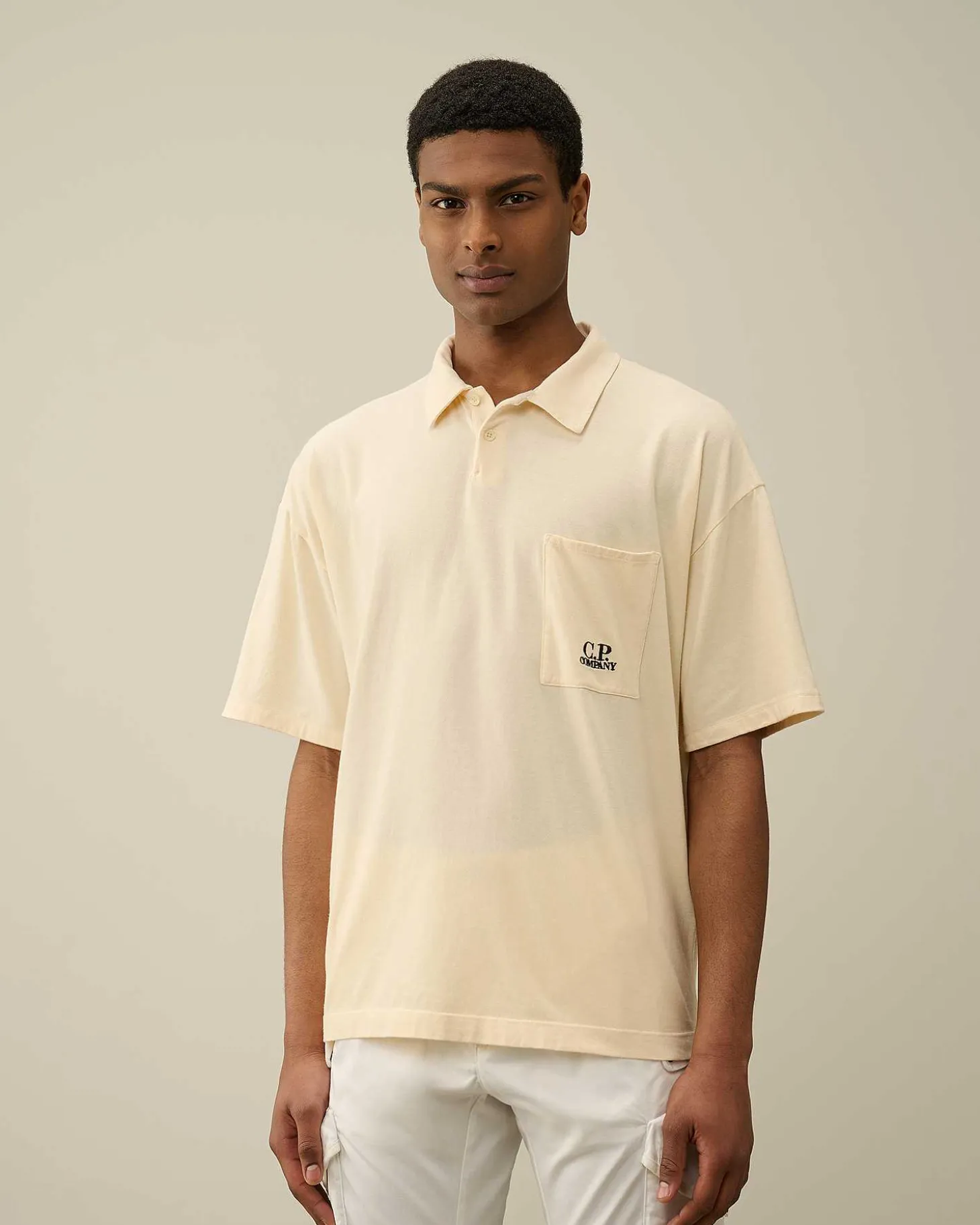 Homme C.P. Company T-Shirts Et Polos^20/1 Jersey Boxy Polo Shirt