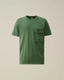 Homme C.P. Company T-Shirts Et Polos^20/1 Jersey Flap Pocket T-Shirt