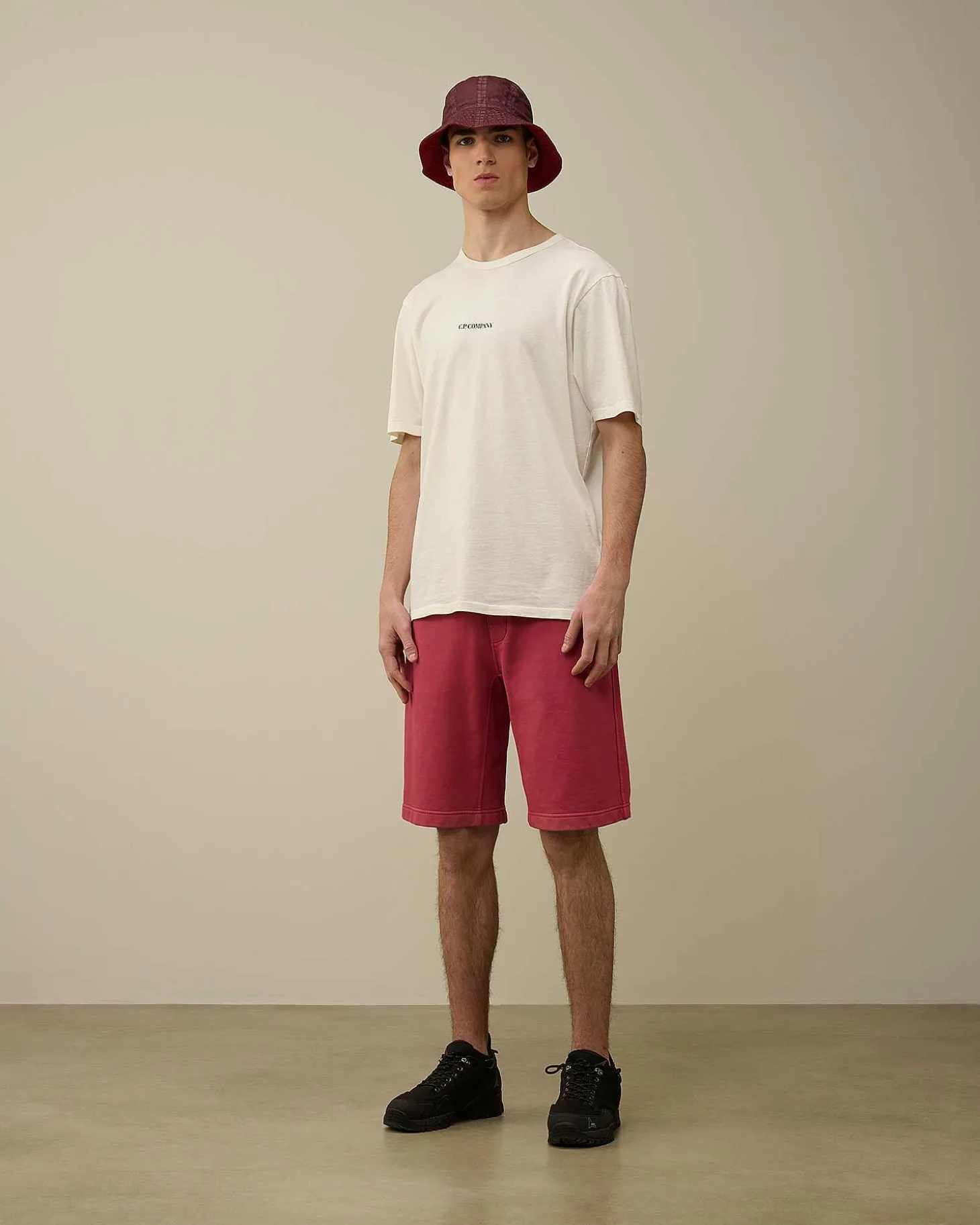 Homme C.P. Company T-Shirts Et Polos^24/1 Jersey Garment Dyed Logo T-Shirt
