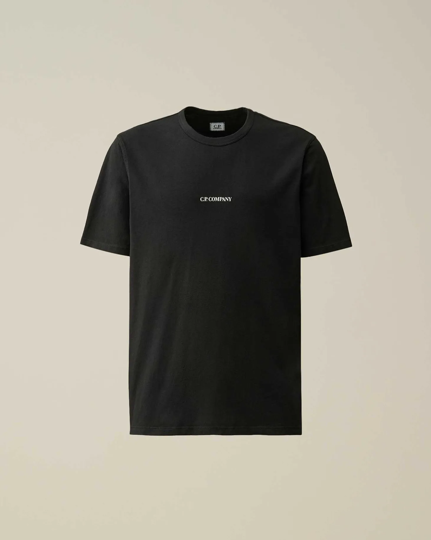 Homme C.P. Company T-Shirts Et Polos^24/1 Jersey Garment Dyed Logo T-Shirt