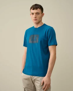 Homme C.P. Company T-Shirts Et Polos^30/1 Jersey Label Style Logo T-Shirt
