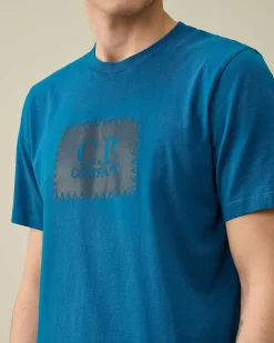 Homme C.P. Company T-Shirts Et Polos^30/1 Jersey Label Style Logo T-Shirt