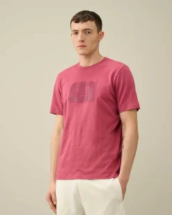 Homme C.P. Company T-Shirts Et Polos^30/1 Jersey Label Style Logo T-Shirt