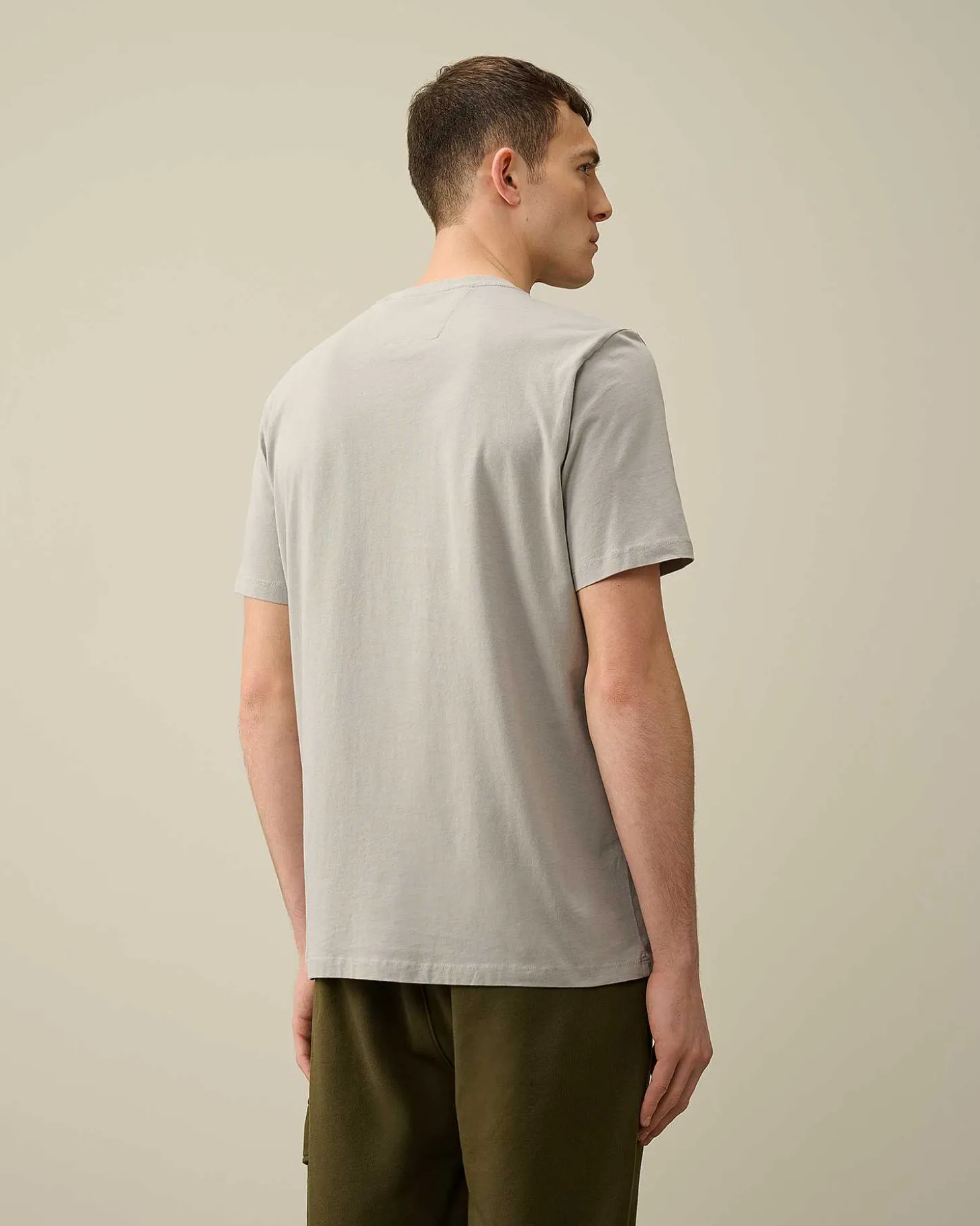 Homme C.P. Company T-Shirts Et Polos^30/1 Jersey Label Style Logo T-Shirt