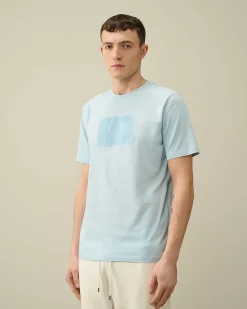 Homme C.P. Company T-Shirts Et Polos^30/1 Jersey Label Style Logo T-Shirt