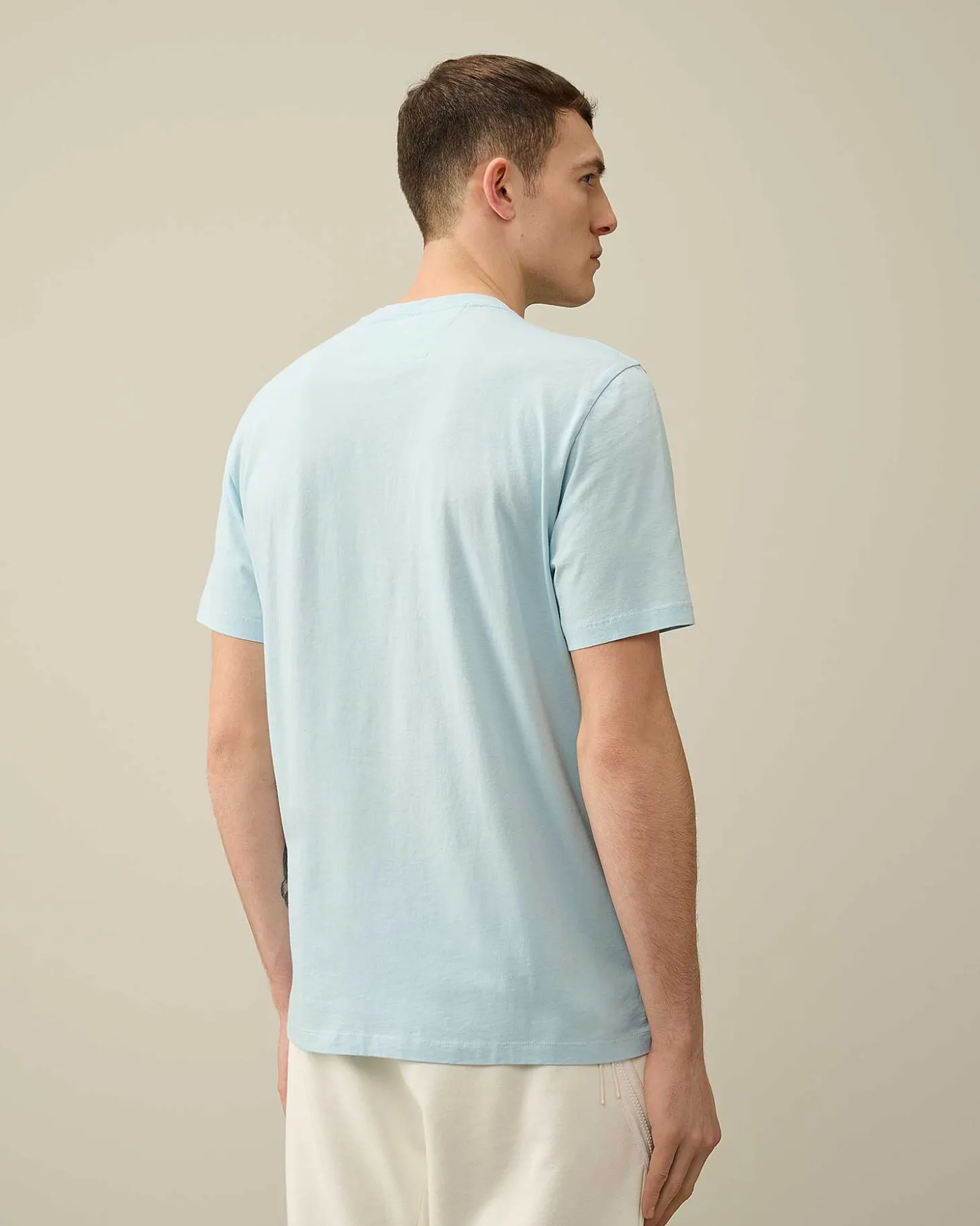 Homme C.P. Company T-Shirts Et Polos^30/1 Jersey Label Style Logo T-Shirt