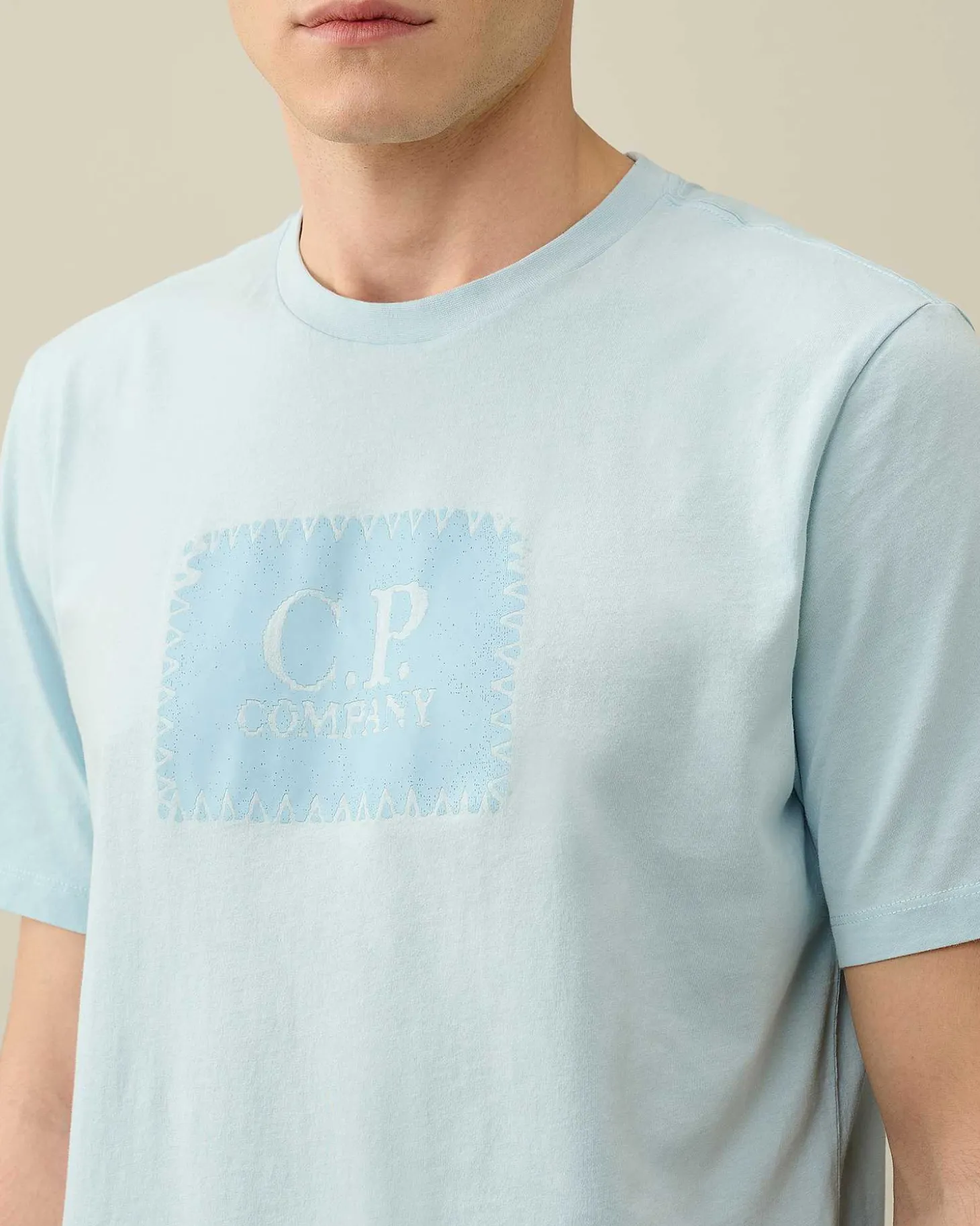 Homme C.P. Company T-Shirts Et Polos^30/1 Jersey Label Style Logo T-Shirt
