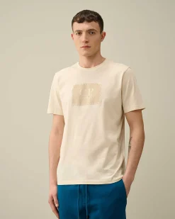 Homme C.P. Company T-Shirts Et Polos^30/1 Jersey Label Style Logo T-Shirt