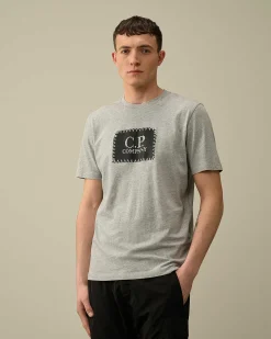 Homme C.P. Company T-Shirts Et Polos^30/1 Jersey Label Style Logo T-Shirt