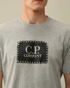 Homme C.P. Company T-Shirts Et Polos^30/1 Jersey Label Style Logo T-Shirt