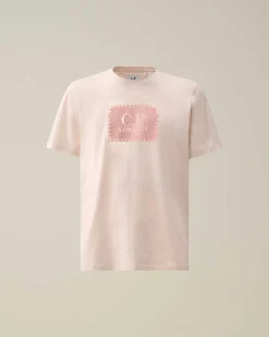 Homme C.P. Company T-Shirts Et Polos^30/1 Jersey Label Style Logo T-Shirt