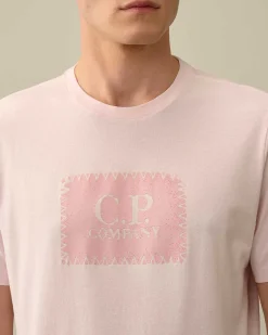Homme C.P. Company T-Shirts Et Polos^30/1 Jersey Label Style Logo T-Shirt