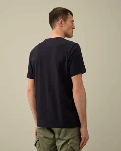 Homme C.P. Company T-Shirts Et Polos^30/1 Jersey Label Style Logo T-Shirt