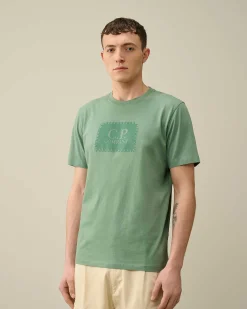 Homme C.P. Company T-Shirts Et Polos^30/1 Jersey Label Style Logo T-Shirt