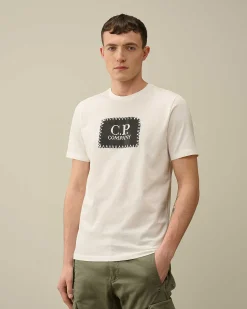 Homme C.P. Company T-Shirts Et Polos^30/1 Jersey Label Style Logo T-Shirt