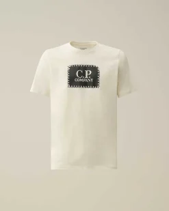 Homme C.P. Company T-Shirts Et Polos^30/1 Jersey Label Style Logo T-Shirt