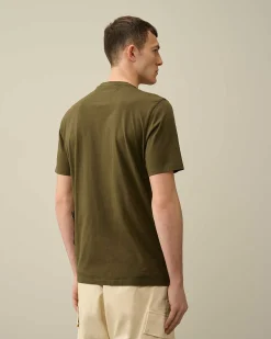 Homme C.P. Company T-Shirts Et Polos^30/1 Jersey Logo T-Shirt