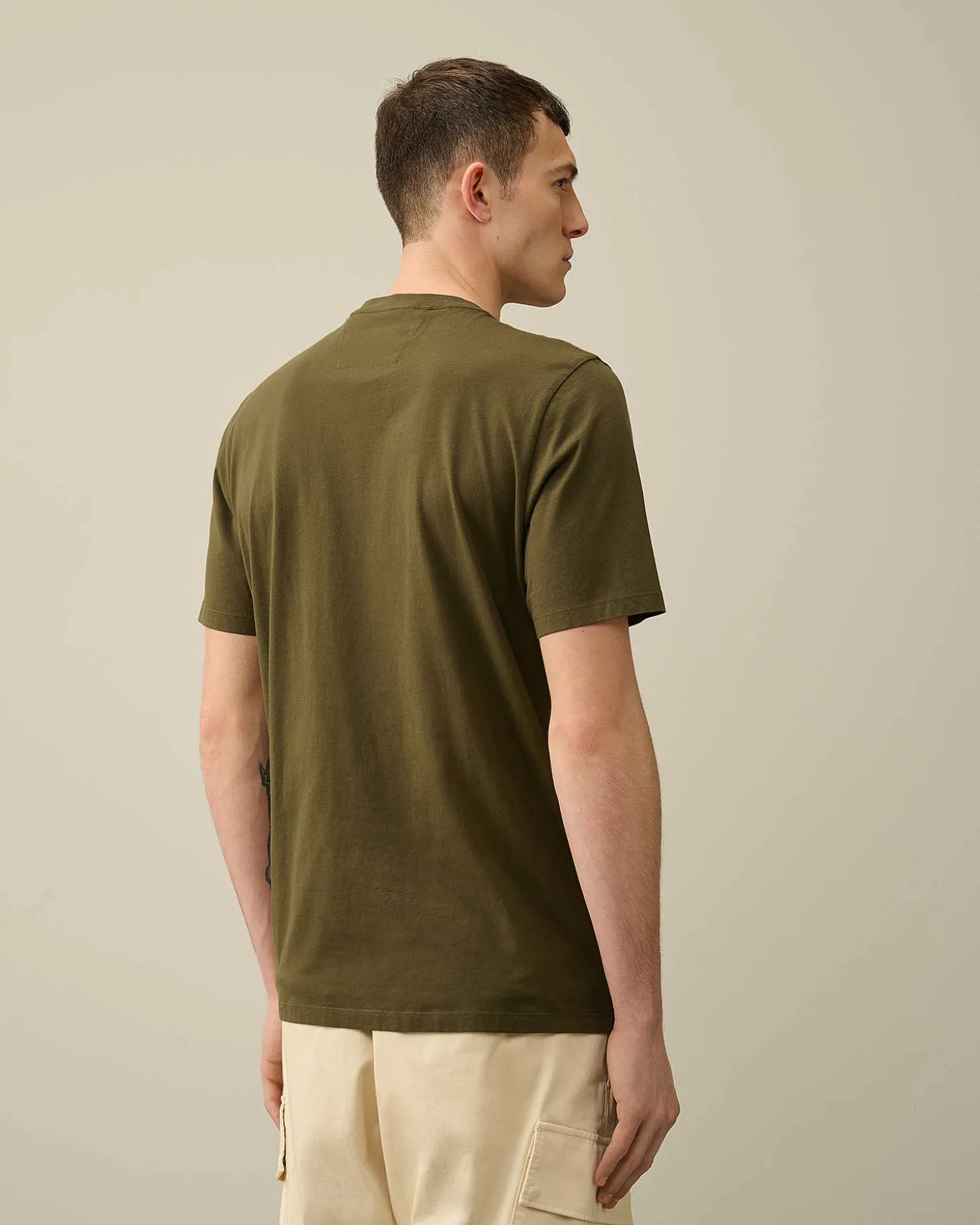 Homme C.P. Company T-Shirts Et Polos^30/1 Jersey Logo T-Shirt