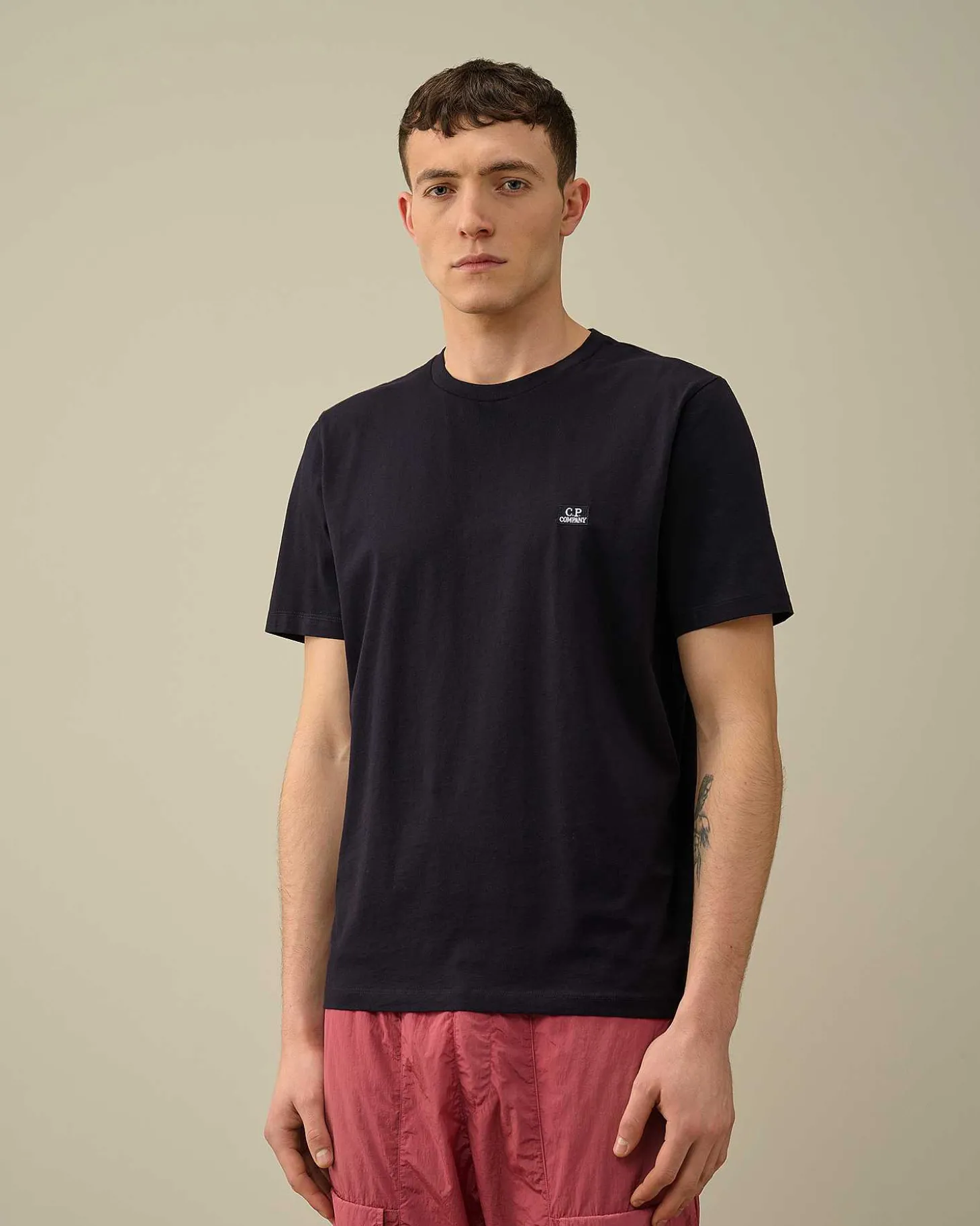 Homme C.P. Company T-Shirts Et Polos^30/1 Jersey Logo T-Shirt
