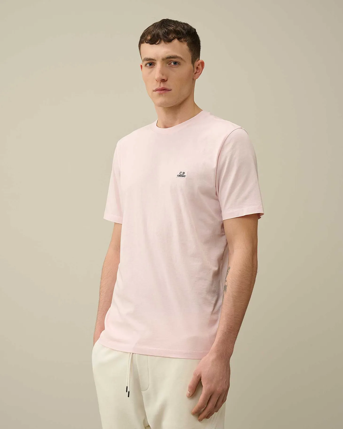 Homme C.P. Company T-Shirts Et Polos^30/1 Jersey Logo T-Shirt