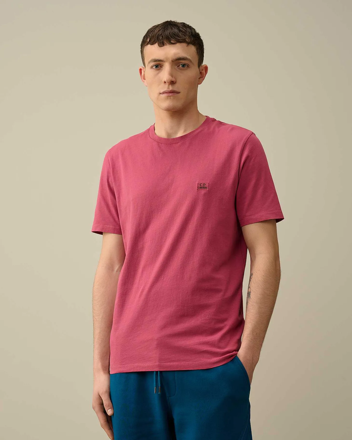 Homme C.P. Company T-Shirts Et Polos^30/1 Jersey Logo T-Shirt