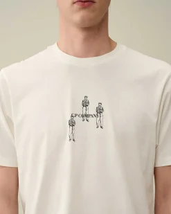Homme C.P. Company T-Shirts Et Polos^30/1 Jersey Relaxed Graphic T-Shirt