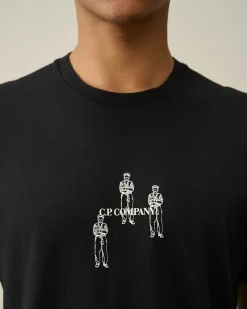 Homme C.P. Company T-Shirts Et Polos^30/1 Jersey Relaxed Graphic T-Shirt