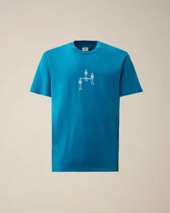 Homme C.P. Company T-Shirts Et Polos^30/1 Jersey Relaxed Graphic T-Shirt