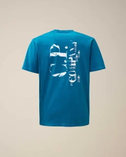 Homme C.P. Company T-Shirts Et Polos^30/1 Jersey Relaxed Graphic T-Shirt